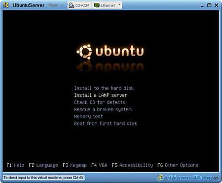 Install menu