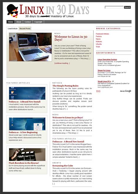 Linux in 30 Days Linux in 30 Days