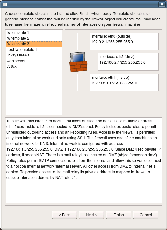 Firewall objects Firewall objects