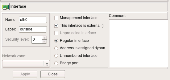 View interface View interface