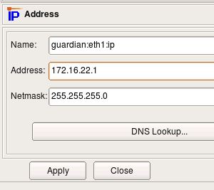 Change IP address Change IP address