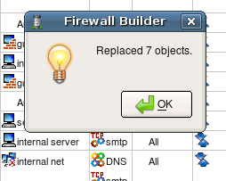Replace all Replace all button results
