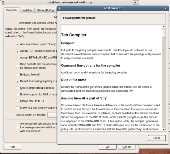 Explanations Detailed explanation screen