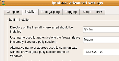 Alternative firewall address Alternative firewall address