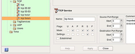 TCP Service TCP Service