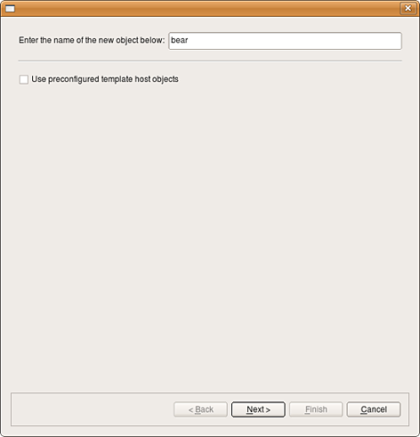 Creating new host Creating new host