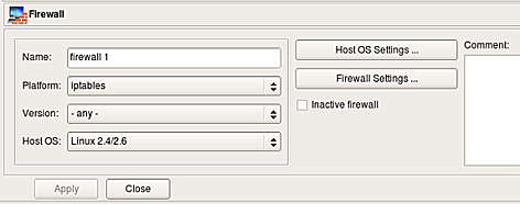 Edit Firewall Base Controls Edit Firewall Base Controls