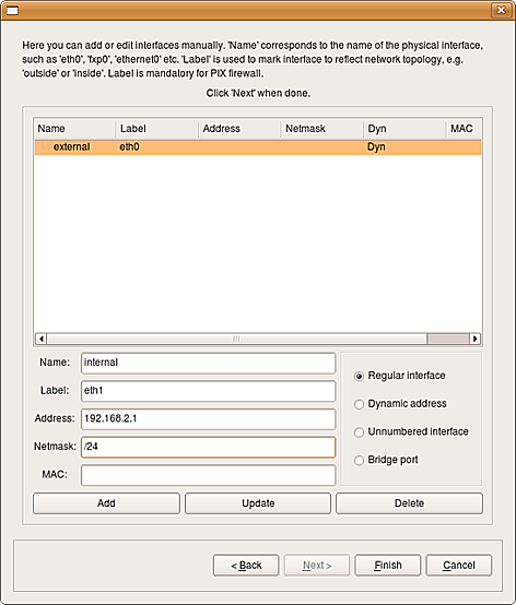 Add and Edit Interfaces Manually Add and Edit Interfaces Manually