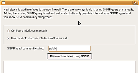 Use SNMP discovery Use SNMP discovery