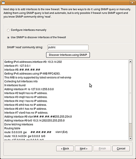 Discover interfaces using SNMP Discover interfaces using SNMP