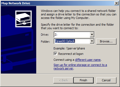 Windows - Map Network Drive Windows - Map Network Drive